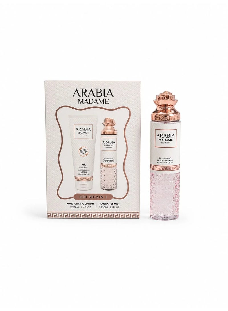 emper Arabia Madame 2-in-1: Lotion (250 ml) + Body Mist (250 ml) - Image 2