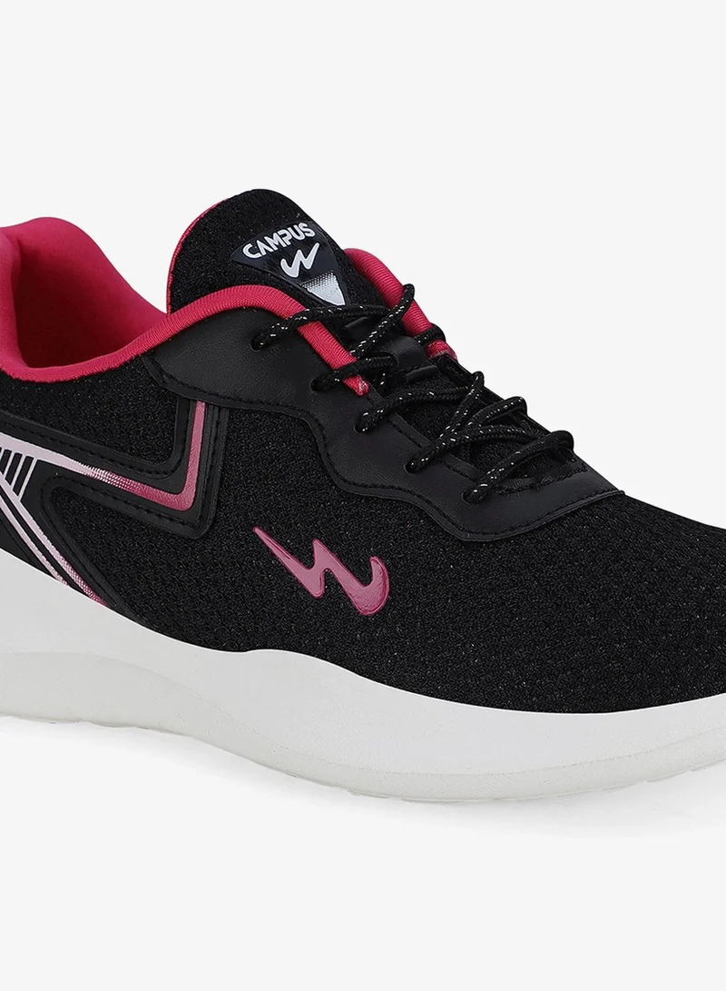 Campus  Women Bare Memory Foam Lace-Up Running -Black for Women | Best Price UAE