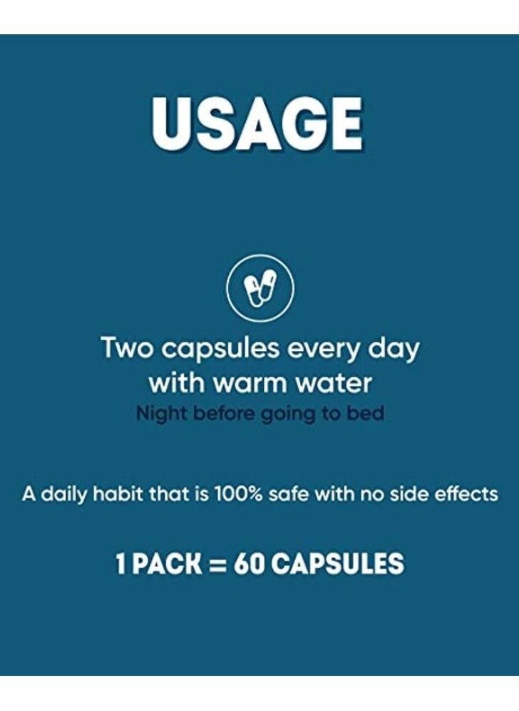 AADAR - Relax Constipation Relief Ayurvedic Digestion Support 60 Capsules - Image 1