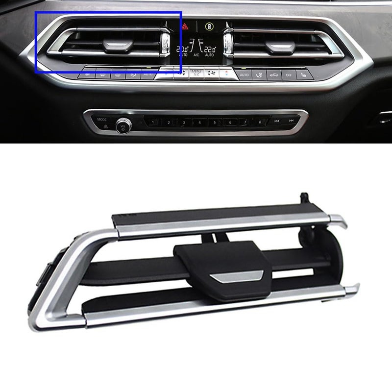 Goodithy for BMW X5 G05 X6 G06 X7 G07 Center AC Air Vent Clips Tab Repair Kit Dash Middle AC Vent Clips Air Conditioning Vent Outlet Tab Replacement Middle Left