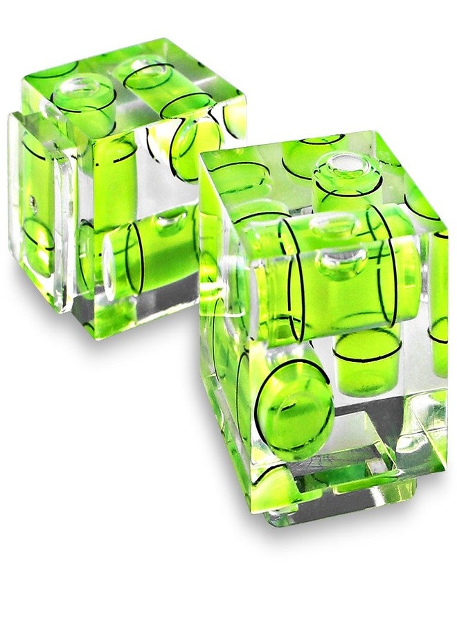 SENHAI Triple 3 Axis Hot Shoe Bubble Spirit Level for Canon Nikon Pentax DSLR Camera (2 Pack) - Image 1