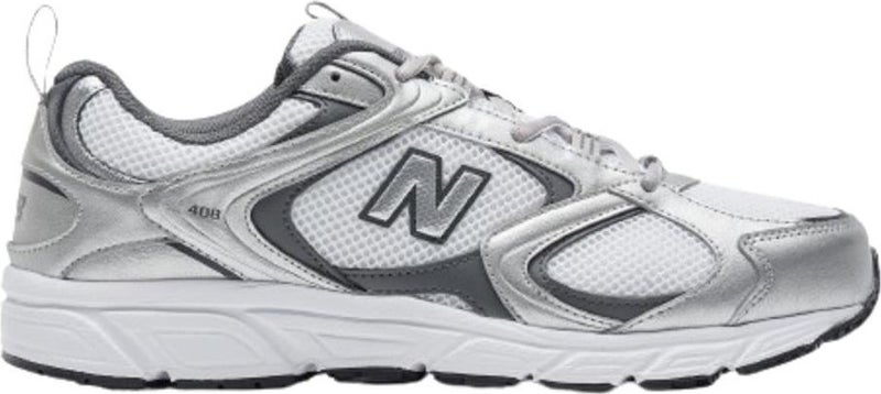 New Balance NB Lifestyle Unisex Shoes ML408DS Unisex GREY-WHITE Running & Walking Shoes  - Image 1
