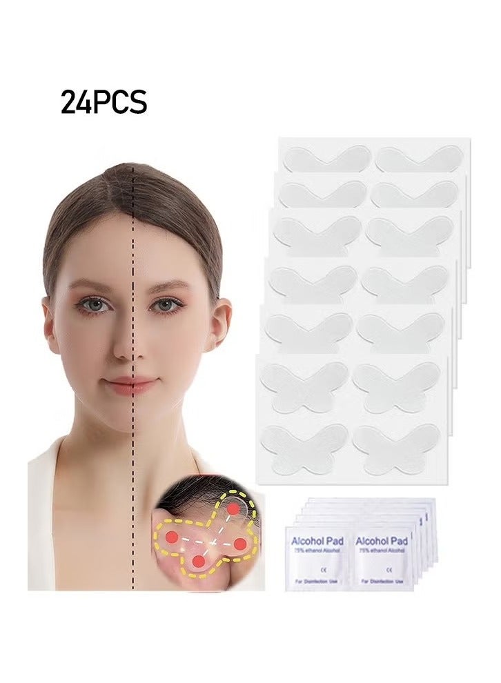 24 Pcs Ear Correctors, Instant Correction for Prominent Ears, Butterfly shaped ear correction sticker, Elf Ear Stickers, Invisible Support Ear Sticker, Protruding Solution Men Women and Baby - Image 1