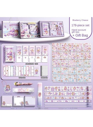 Hand Account Suit Gift Box Girl's Cute Girl's Hand Account Book Walking Stick Book Children's Goo Card Full Set Of Student Stationery Girl's - pzsku/Z57ED9E5D0F403A9DBDBDZ/45/_/1737407688/90e8fe1f-2602-4517-bb39-143f6ca6b303