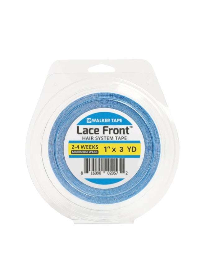 Walker Tape® Lace Front Adhesive Tape – 1" x 3 Yds Roll – Hypoallergenic, Dull Finish for Natural Look – Medium Residue, 2-3 Week Hold for Lace Systems, Comfortable Secure Bond - Image 1