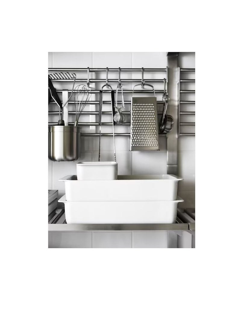 Oven dish, white38x26 cm - Image 3