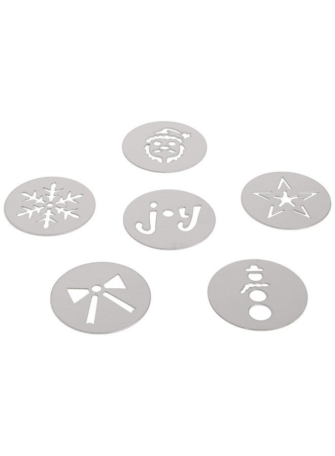 OXO Good Grips Cookie Press Holiday Disk Set, Metallic - Image 2