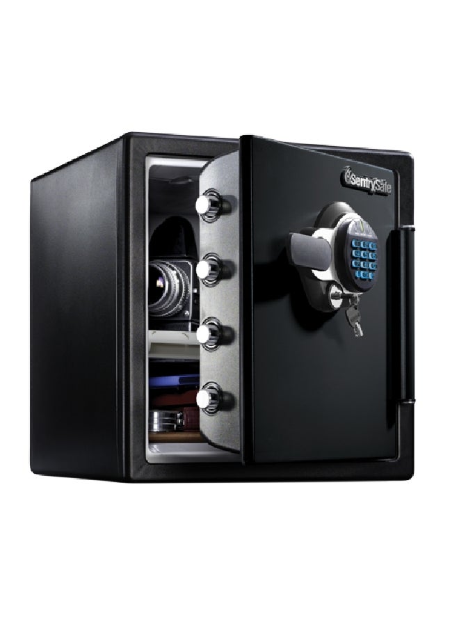 SentrySafe - Fireproof and Waterproof Dual Lock Digital Safe Black 39kg SFW123GTC - Image 1