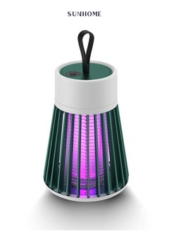 Portable UV Electric Mosquito Killer Lamp 360° Mosquito Pest Killing Trap Insect Killer 5W WD-002 Green