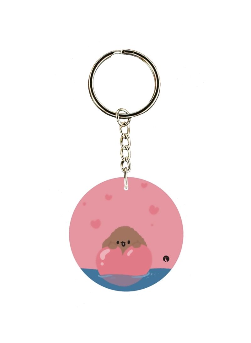 RKN Printed Single Sided Keychain