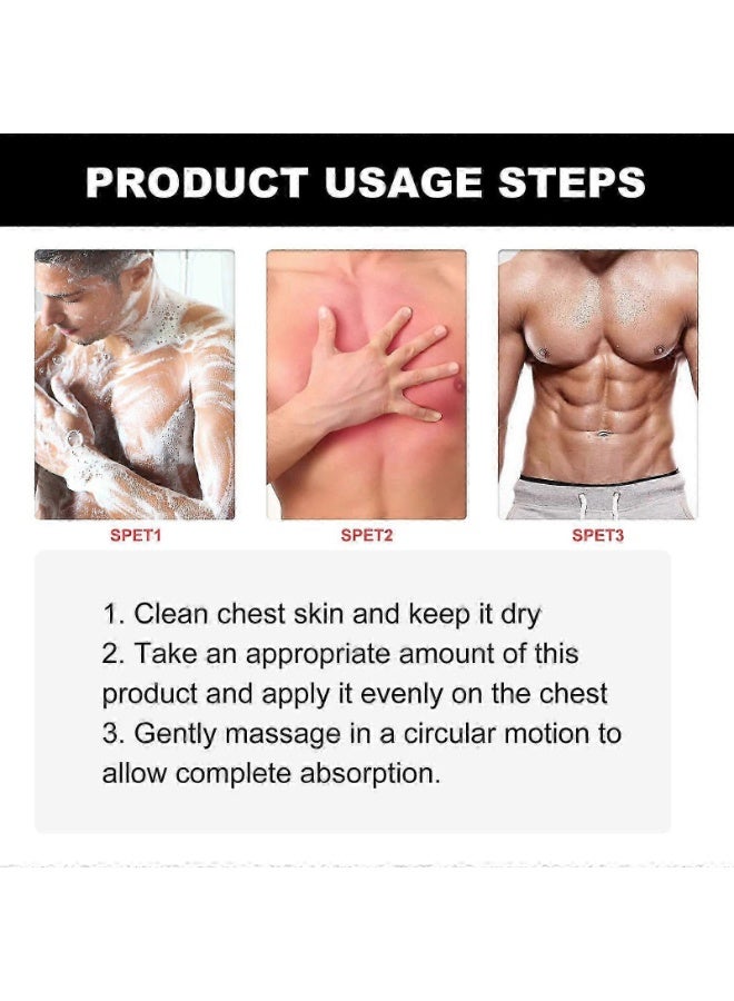 Ximonth Men Therm Bee Venom Chest Heating Oil, Herbal Inspired Warming Massage Formula, Non Sticky, Suitable for Daily Men Body Care and Fitness Massage, 15ml - Image 5