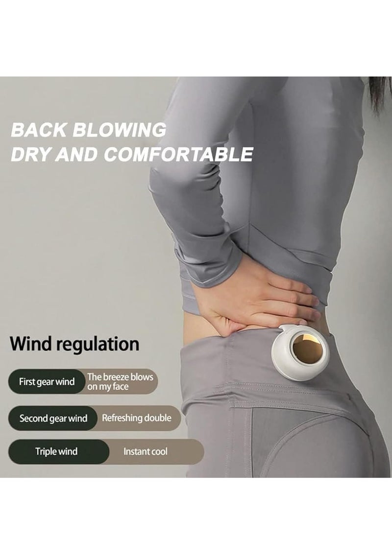 BlueFire 2025 Clip On Fan – Portable Silent Mini Bladeless Fan for Shirt, Waist & Travel | 3-Speed Adjustable Hands-Free Cooling | USB-C Rechargeable (6H Runtime) | Ultra-Quiet (25dB) & Safe for Kids | Outdoor, Office & Hiking Essential - Image 5