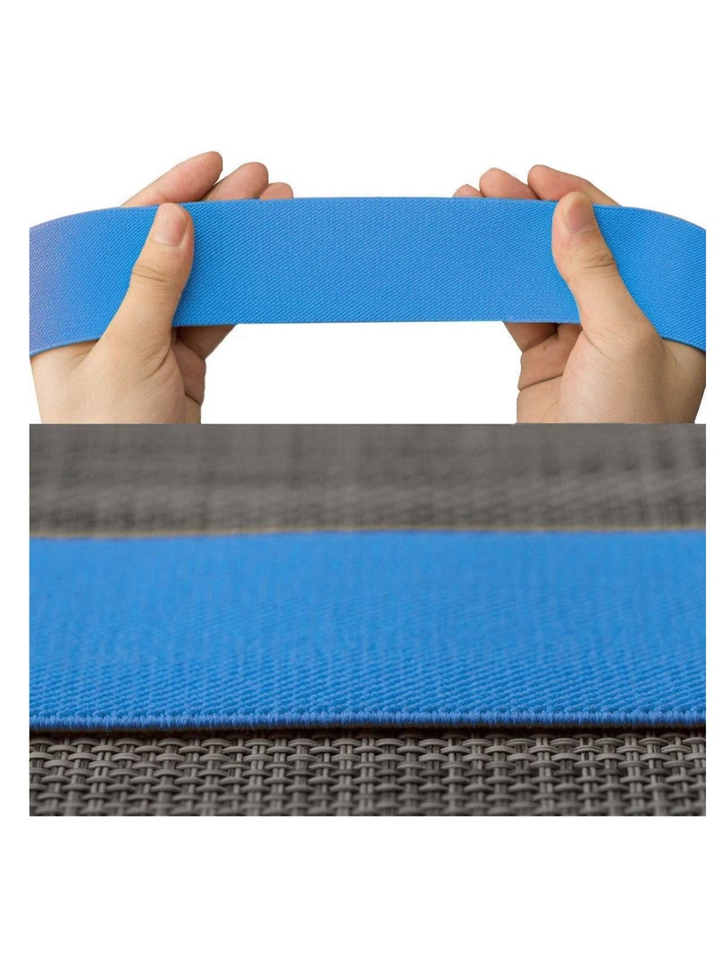 SYOSI Luggage Straps, Suitcase Bungee Belts, Adjustable Suitcase Belts Travel Accessories, Packing Straps Travel Belts Accessories for Business Traveling Packing, L and S size, 2Pack Blue  - Image 3
