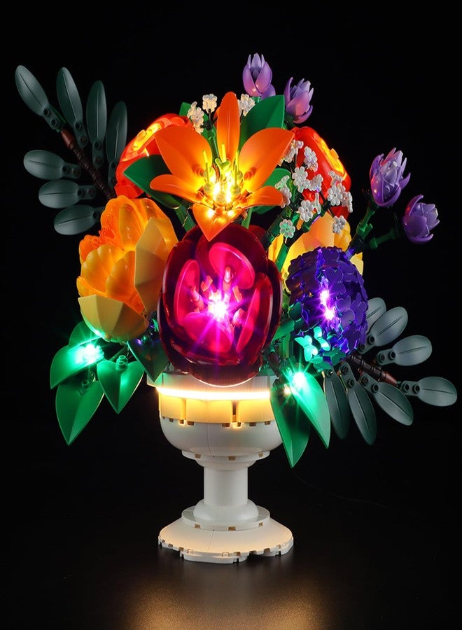 BRIKSMAX Light Kit for Lego-10345 Flower Arrangement -Innovative Led Lighting Compatible with Lego The Botanical Collection - Not Included Lego Set - Image 1