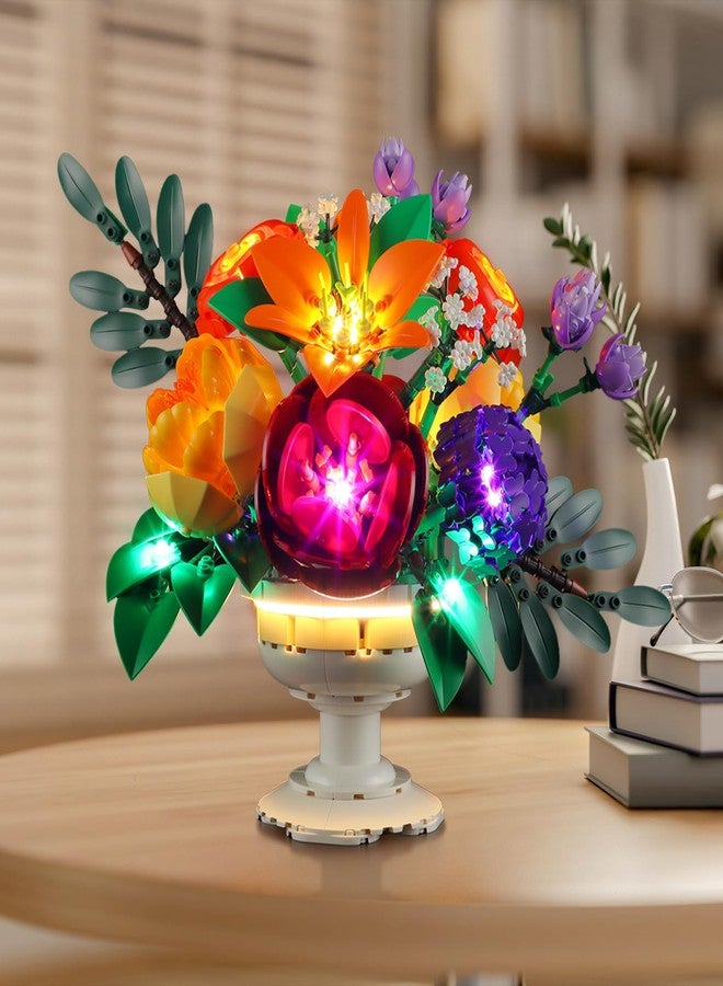 BRIKSMAX Light Kit for Lego-10345 Flower Arrangement -Innovative Led Lighting Compatible with Lego The Botanical Collection - Not Included Lego Set - Image 2