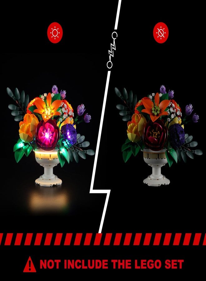BRIKSMAX Light Kit for Lego-10345 Flower Arrangement -Innovative Led Lighting Compatible with Lego The Botanical Collection - Not Included Lego Set - Image 3