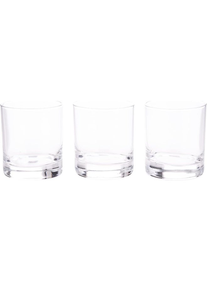 AKDC Cortina Vino 3Pcs L(6CM) XW(6CM) XH(8CM) Transparent - Image 1
