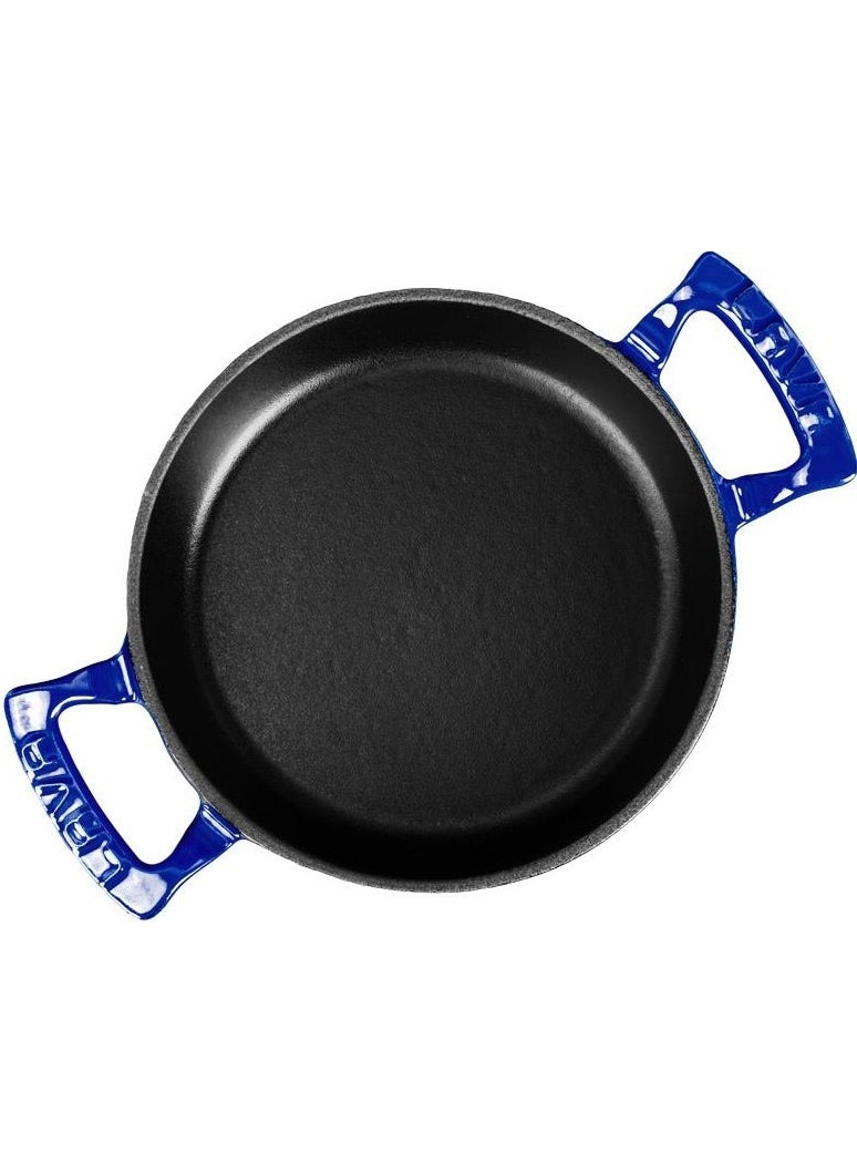 Lava Casting Round Pan Cast Iron Solid Double Handle DIAMETER(Ø)16CM.  - Image 3