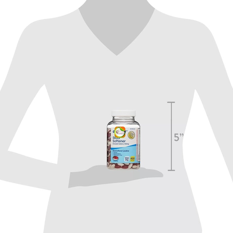 Create and Bundle Gentle Stool Softener Capsules 100mg 400 Count for Consistent Bowel Aid  Equate  Create Sticker - Image 3