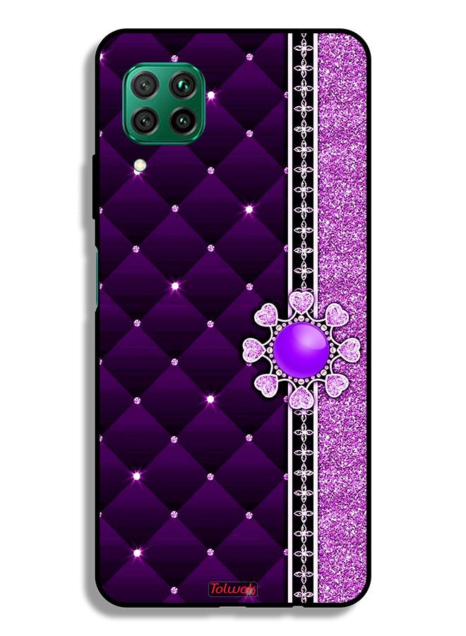 Tolwak Huawei nova 7i Protective Case Cover Glitter Hearts - Image 2