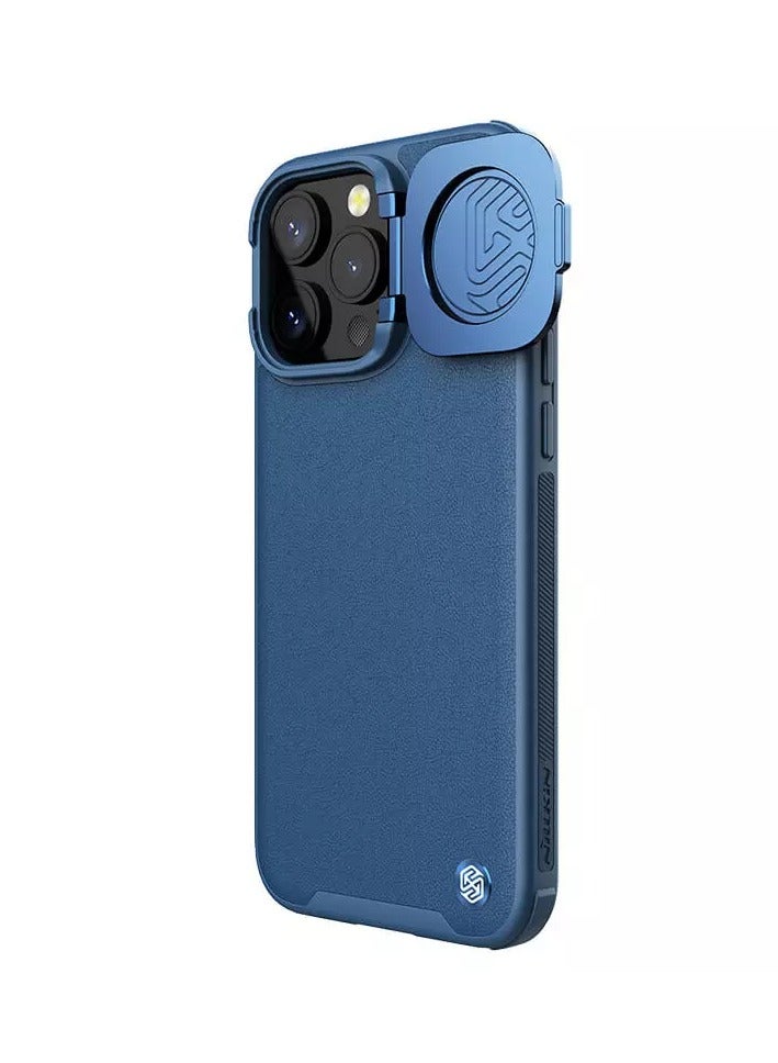 Nillkin Camshield Prop Leather Magnetic Camera protective cover case for Apple iPhone 15 Pro - Blue - Image 3