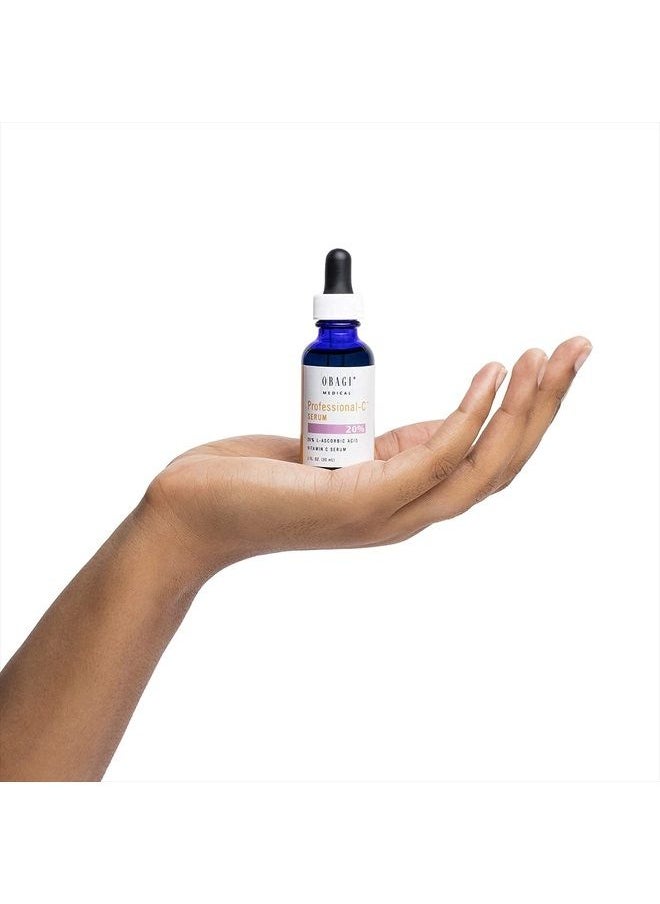 Obagi Medical - Obagi Professional C Serum 20%, Vitamin C Facial Serum with Concentrated 20% L Ascorbic Acid for Normal to Oily Skin, 1.0 Fl Oz Pack of 1 Product Name - Image 1