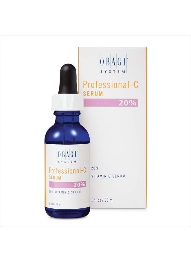 Obagi Medical - Obagi Professional C Serum 20%, Vitamin C Facial Serum with Concentrated 20% L Ascorbic Acid for Normal to Oily Skin, 1.0 Fl Oz Pack of 1 Product Name - Image 1