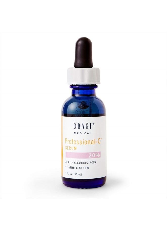 Obagi Medical - Obagi Professional C Serum 20%, Vitamin C Facial Serum with Concentrated 20% L Ascorbic Acid for Normal to Oily Skin, 1.0 Fl Oz Pack of 1 Product Name - Image 1