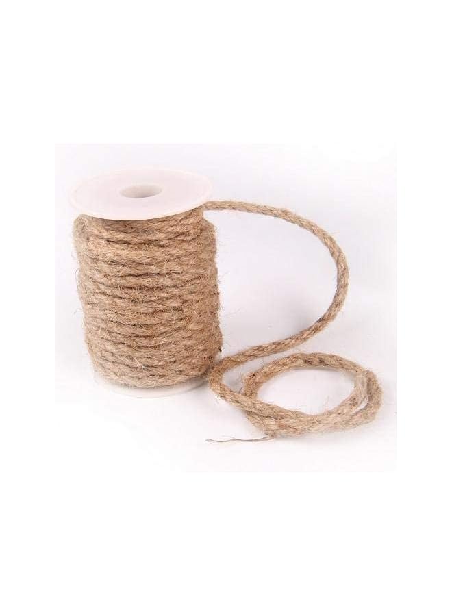 The Bros Natural Strong Jute Twine 32 Feet 6 mm Hemp Rope Cord For Crafts DIY Decoration Toy Gift Wrapping  - Image 5
