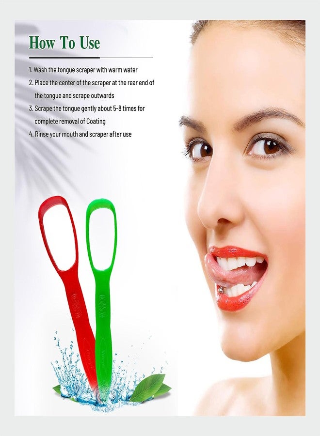 Nurpi Plastic Tongue Cleaner | Bad Breath and Oral Health Improvement | Flexible Handle | Travel-Friendly, Easy to Use For Adults and Children | Pack of 1 - Image 5