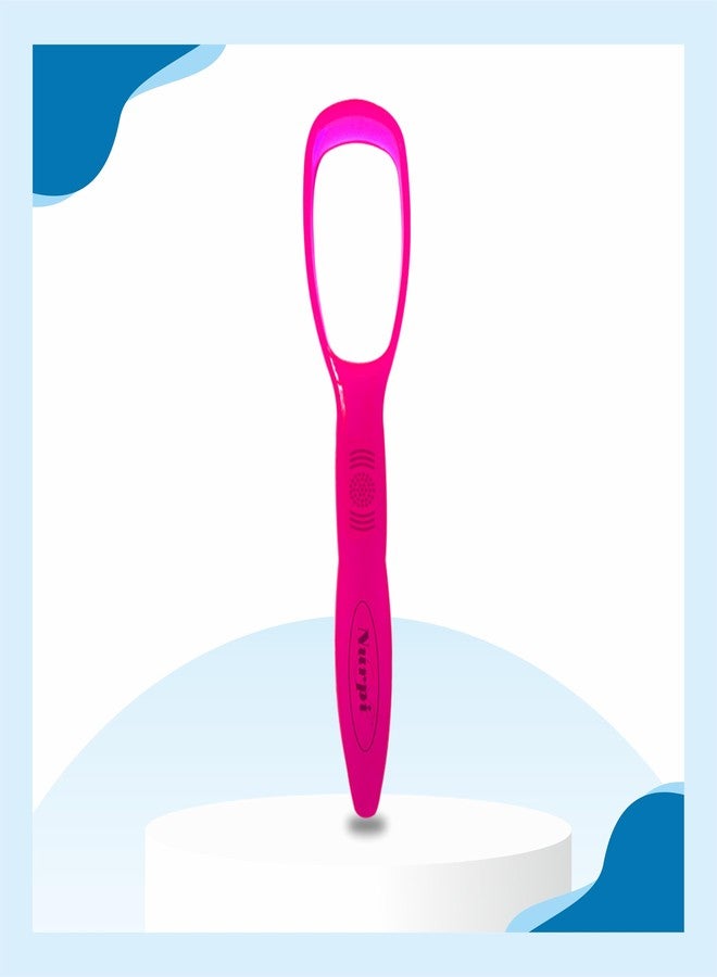 Nurpi Plastic Tongue Cleaner | Bad Breath and Oral Health Improvement | Flexible Handle | Travel-Friendly, Easy to Use For Adults and Children | Pack of 1 - Image 1
