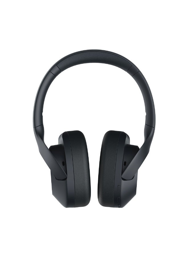 بلاك شارك سماعات بلاك شارك V2 اللاسلكية فوق الأذن - BS-X10، إلغاء ضجيج نشط 45 ديسيبل، وقت تشغيل 100 ساعة، بلوتوث 5.4، صوت Hi-Fi، اقتران بجهازين، دعم ميكروفون خارجي - أسود - Image 1