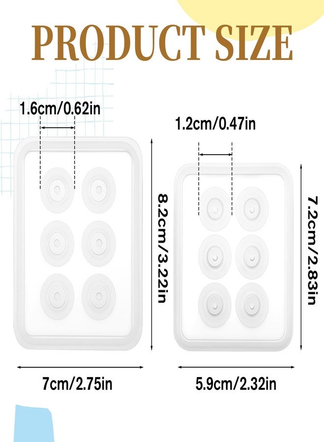 LIQWEI 2Pcs Bead Mold, Bead Molds with Hole, Beads Mold for Epoxy Bracelet Molds, Jewelry Molding DIY Jewelry Making Tools Craft Decoration Supplies - Image 5