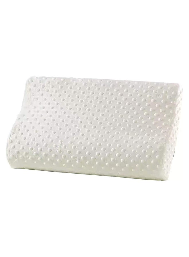 Memory Foam Medical Pillow Microfiber White  - Image 1