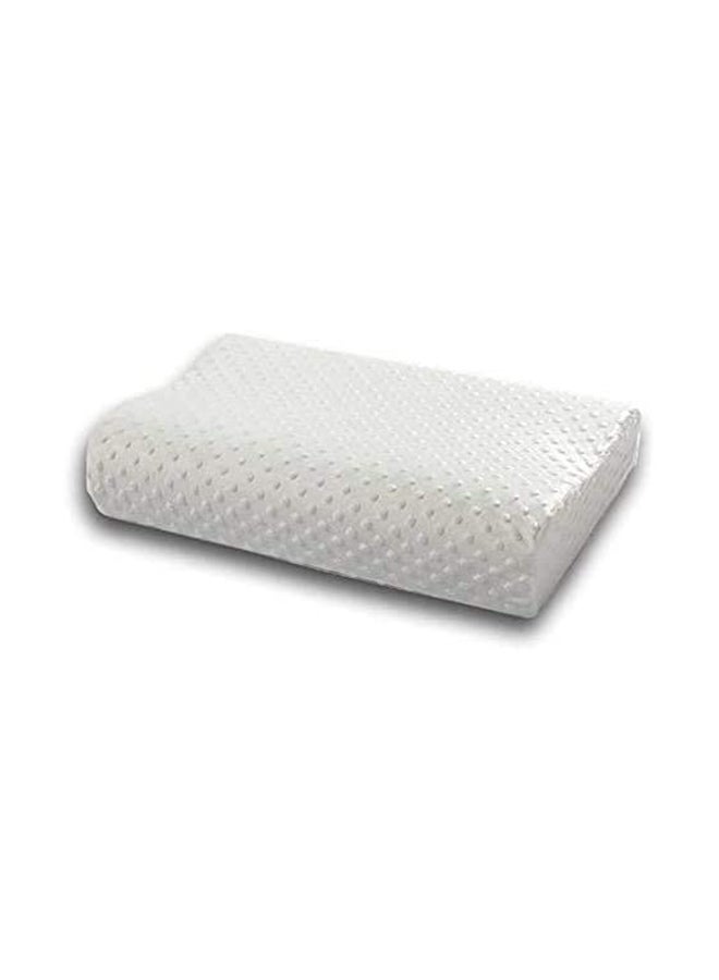 Memory Foam Medical Pillow Microfiber White  - Image 2
