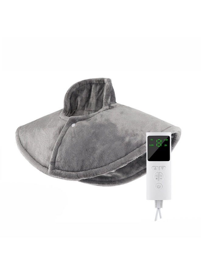 Arabest Electric Heating Pad - Neck, Shoulder, Back, Abdomen and Leg Pain Relief, 6-Speed Temperature Adjustment, 4-Speed Timing Setting, Self-Closing, Machine Washable,16 X 22 Inches - Image 1