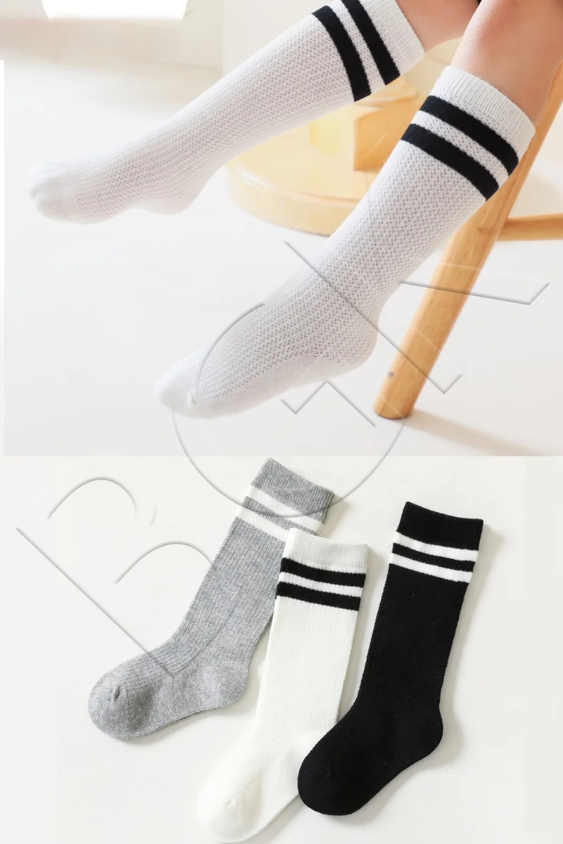 بي جي كي 3 Pairs of Children's Colorful Knee Socks