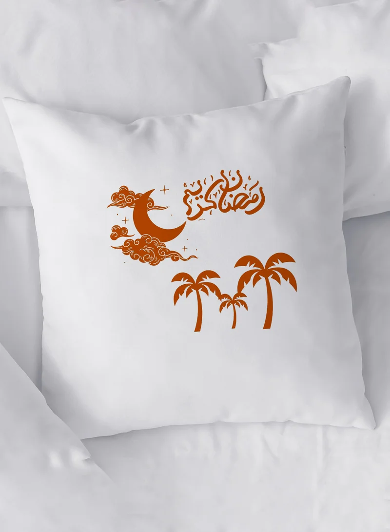 لوحة غطاء وسادة من البوليستر بتصميم رمضان كريم