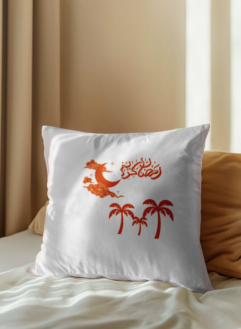 لوحة غطاء وسادة من البوليستر بتصميم رمضان كريم - Image 1
