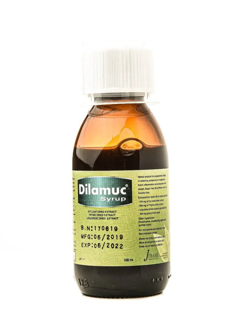 DILAMUC - Dylamic Syrup 100 Ml Dried Ivy Leaf Extract Dried Thyme Extract - Image 1