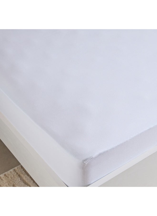 Home Box - Essential Cotton Queen Fitted Sheet 150 X 200 X 36 Cm - Image 1
