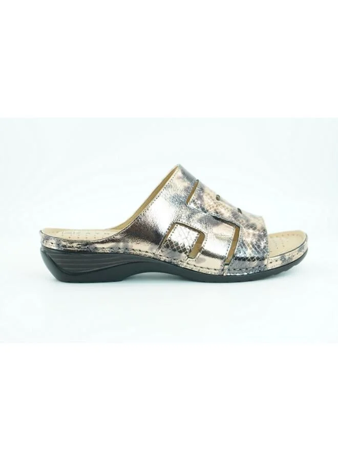 Zayna 221-3150 Zayna Stylish Crossover Strap Slides 88909-52 Rose Gold