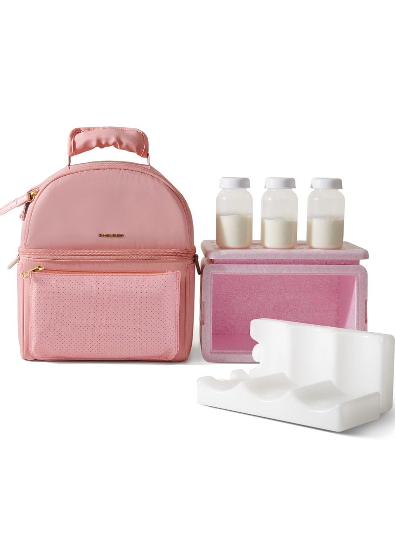 Sunveno Sunveno Breastmilk Cooler Bag with Detachable Insulation Box Set - Pink  - Image 1
