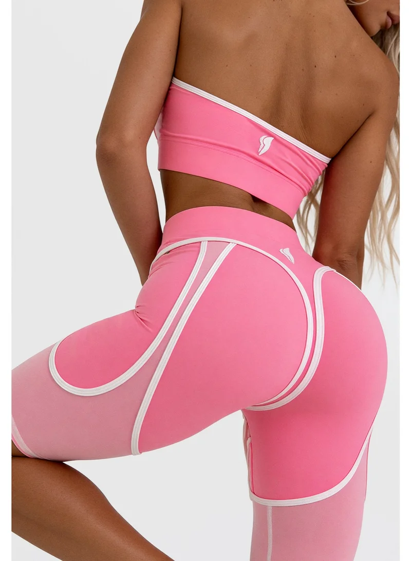 Bona Fide Bona Fide Premium Quality High Waist Biker Shorts for Women with Push Up - Womens Shorts for Gym, Workout