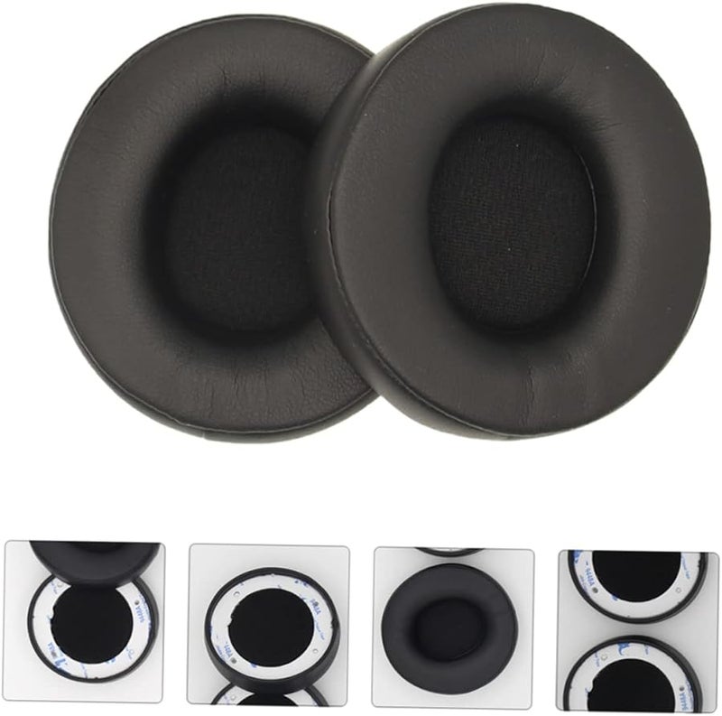 Replacement Ear Pads For Pro Headphones Noise Reducing Comfortable Cushions Black - Image 4