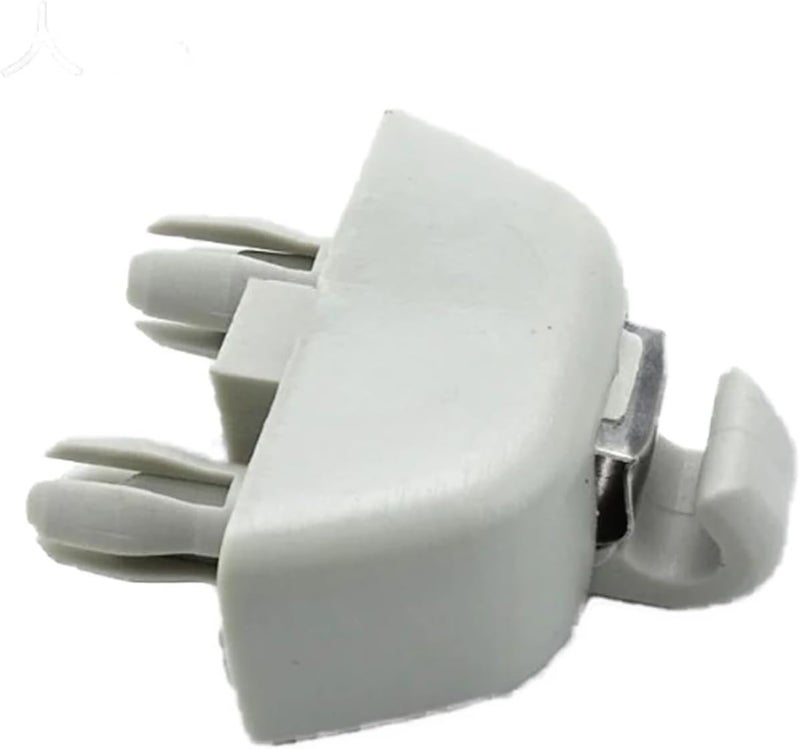 QASULER Sun Visor Retainer Clip Hook Bracket (Gray, 2 PCS) - Image 1
