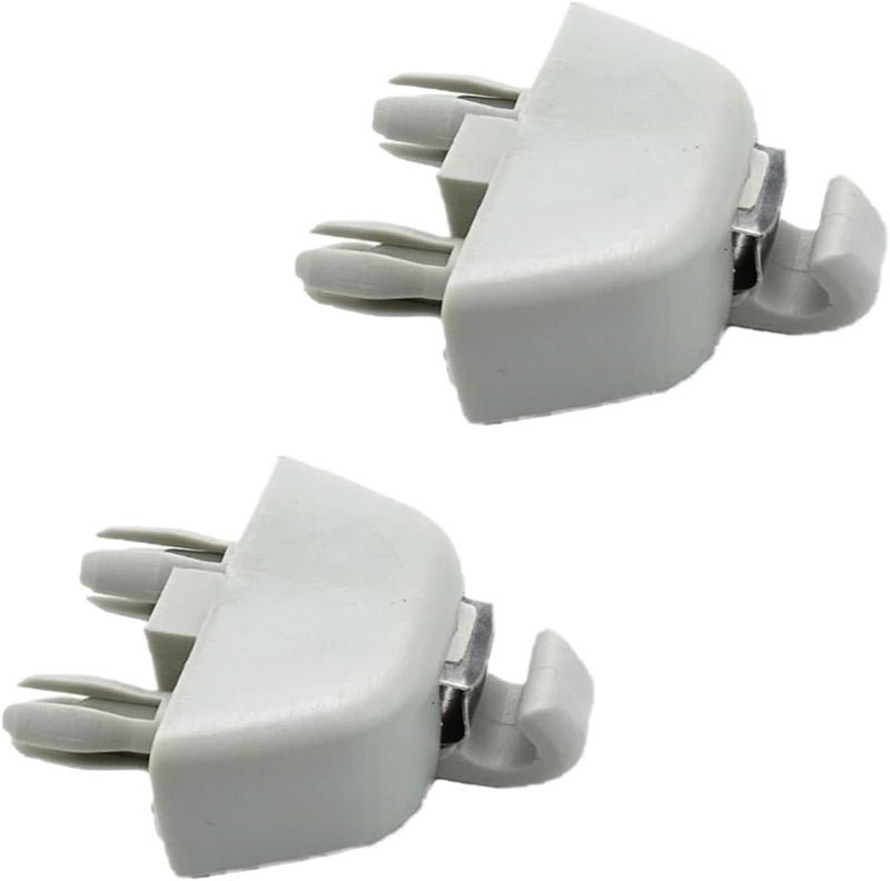 QASULER Sun Visor Retainer Clip Hook Bracket (Gray, 2 PCS) - Image 4