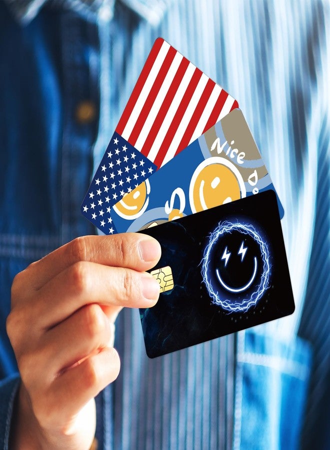 Wercokt 36PCS Smile Credit Card Skin Stickers, Debit Card Skin Sticker - Image 4