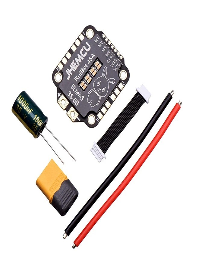 GoolRC جول آر سي JHEMCU روي بيت 45A BLHELI_S Dshot600 3-6S بلا فرش 4 في 1 ESC 30X30 مم لوحدة تحكم الطيران FPV فريستايل أجزاء DIY - Image 1