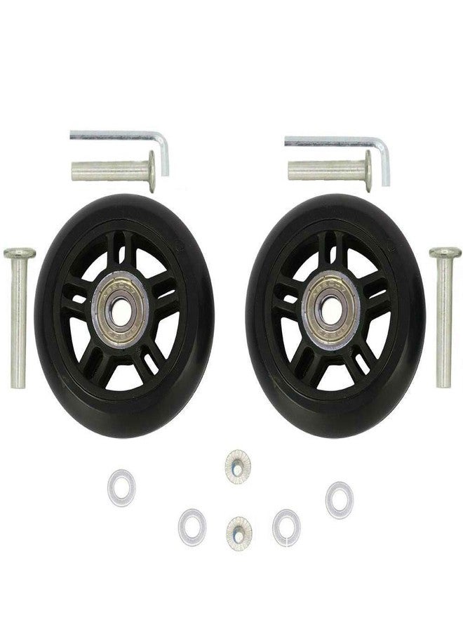 ORO 1 Pair Luggage Wheels Replacement 8024mm with 8mm(0.31") Bearings 35mm(1.37") 40mm(1.57") Axles Wrenchs Repair Set for Suitcae - Image 1